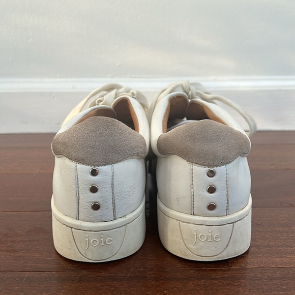 Joie white platform leather sneakers  | white - Picture 3 of 12